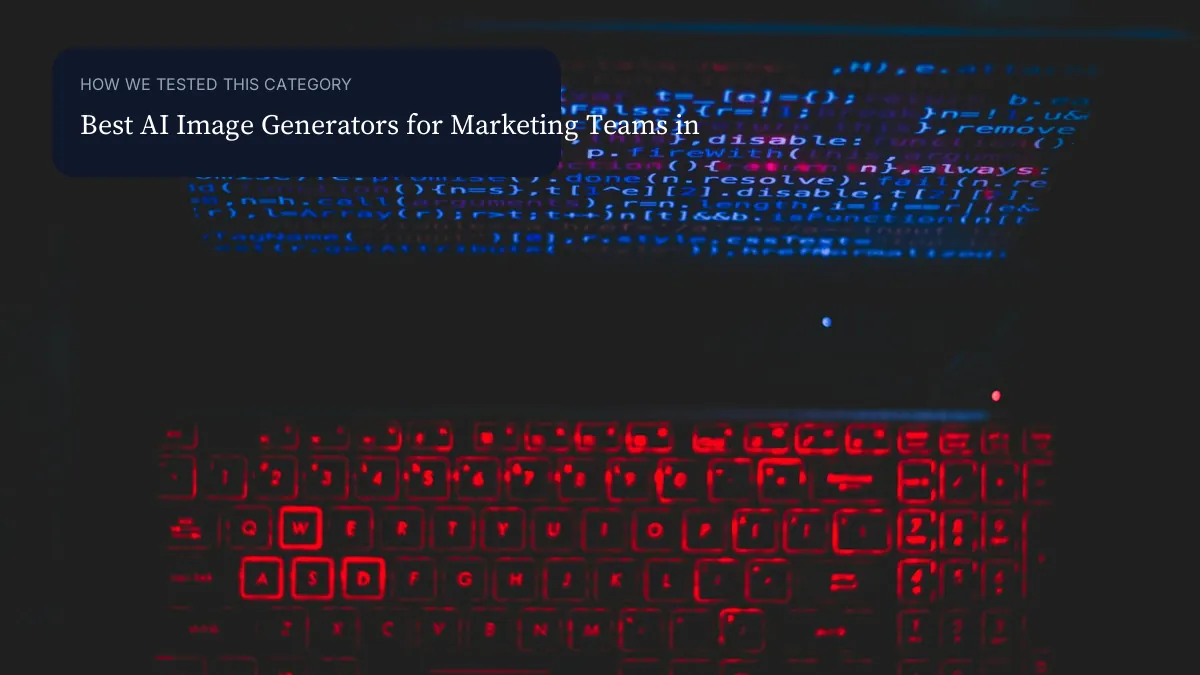 Best AI Image Generators for Marketing Teams in context image visual