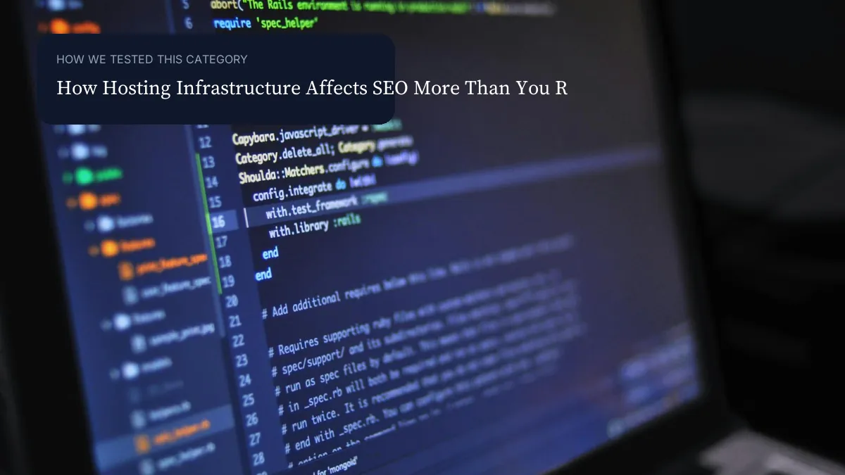 How Hosting Infrastructure Affects SEO More Than You Realize context image visual