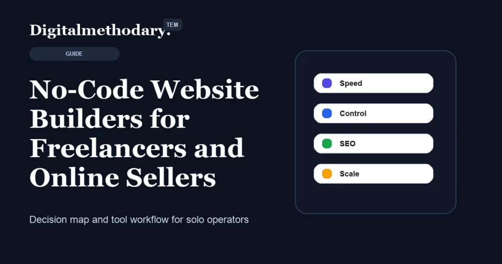 No-Code Website Builders for Freelancers and Online Sellers cover for software decision guide