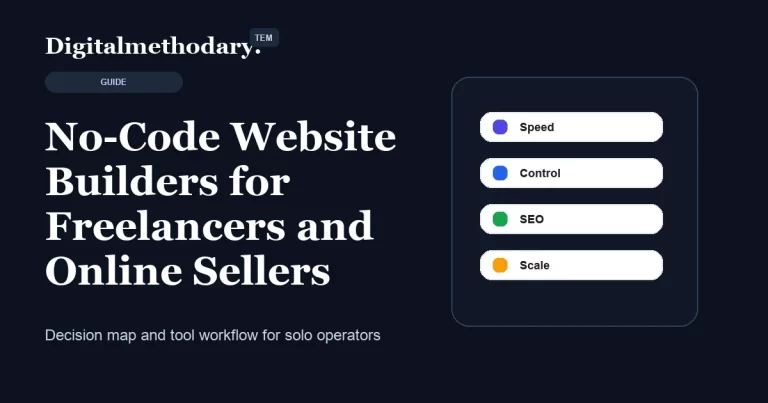 No-Code Website Builders for Freelancers and Online Sellers