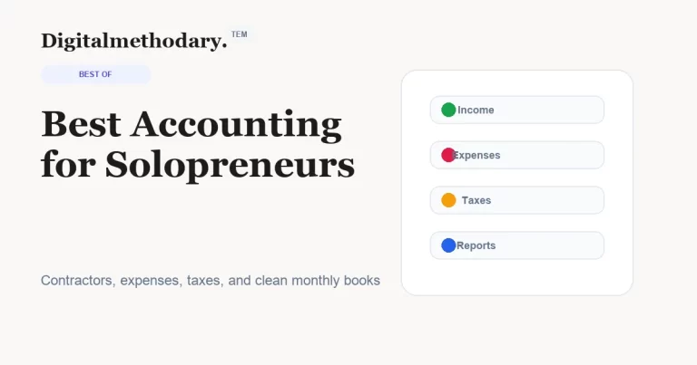 Best Accounting Software for Solopreneurs With Contractors 2026