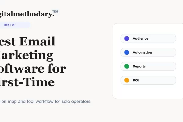 Best Email Marketing Software for First-Time Newsletter Operators cover for software decision guide