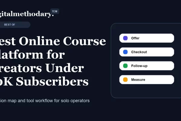 Best Online Course Platform for Creators Under 10K Subscribers cover for software decision guide