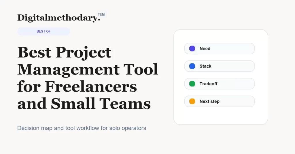 Best Project Management Tool for Freelancers and Small Teams cover for software decision guide