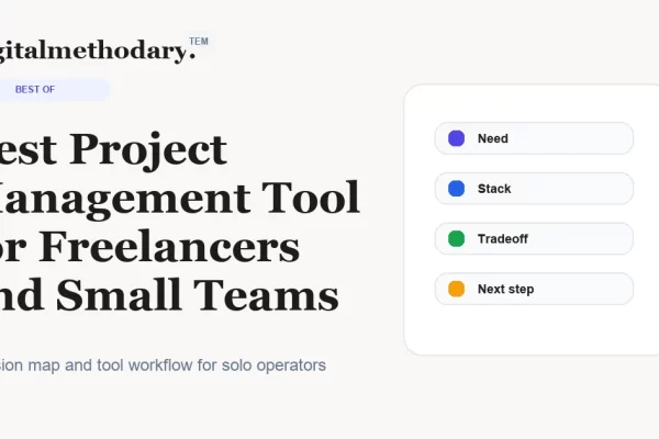 Best Project Management Tool for Freelancers and Small Teams cover for software decision guide