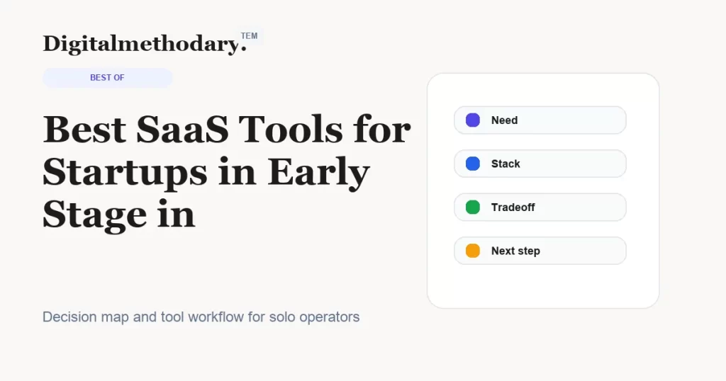 Best SaaS Tools for Startups in Early Stage in 2026