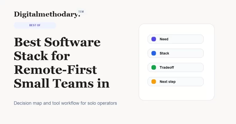 Best Software Stack for Remote-First Small Teams in 2026