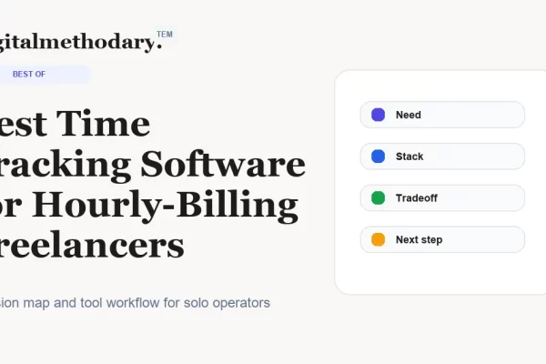 Best Time Tracking Software for Hourly-Billing Freelancers cover for software decision guide
