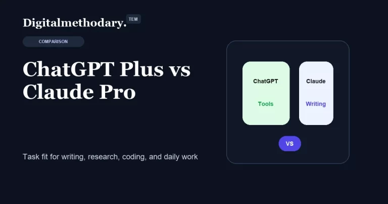 ChatGPT Plus vs Claude Pro: Which AI Assistant Is Better for Work?