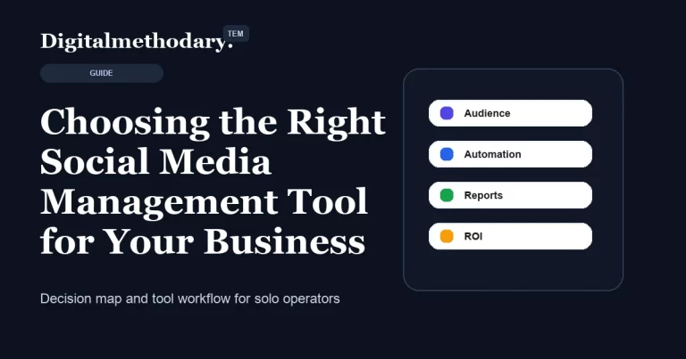 Choosing the Right Social Media Management Tool for Your Business