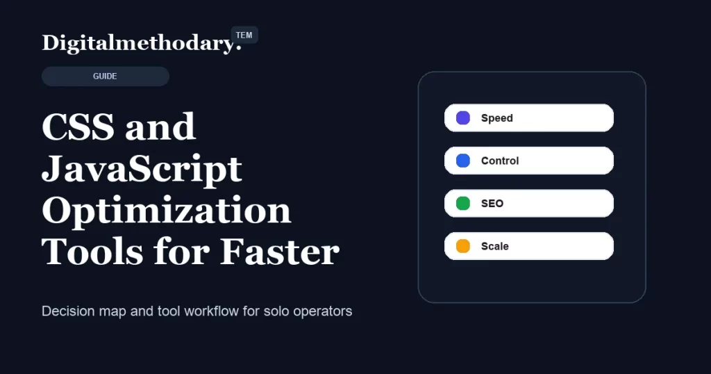 CSS and JavaScript Optimization Tools for Faster Page Performance cover for software decision guide
