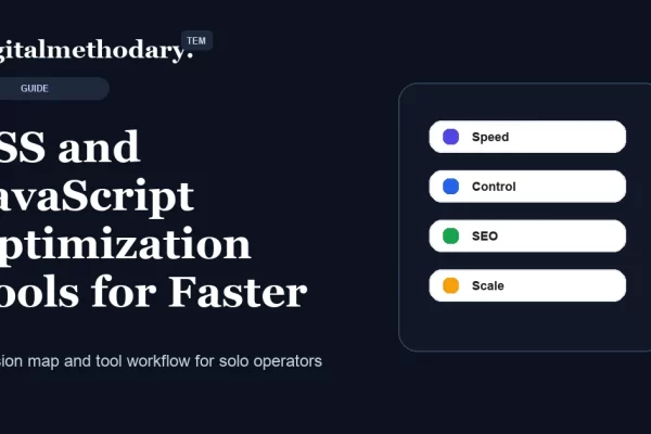 Css And Javascript Optimization Tools For Faster Page Performance Cover 600x400