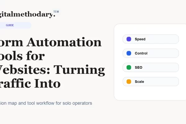 Form Automation Tools For Websites Turning Traffic Into Structured Leads Cover 600x400