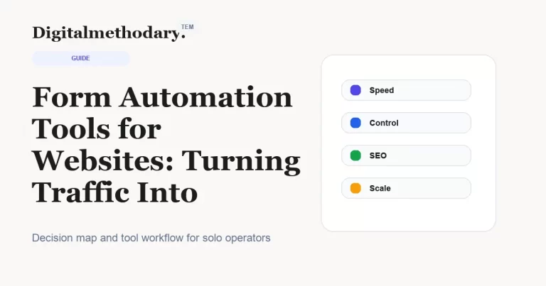 Form Automation Tools for Websites: Turning Traffic Into Structured Leads