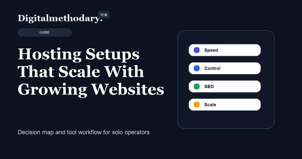 Hosting Setups That Scale With Growing Websites cover for software decision guide