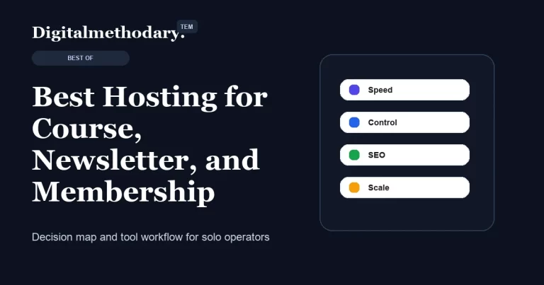 Best Hosting for Course, Newsletter, and Membership Creators