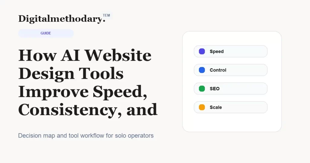How AI Website Design Tools Improve Speed, Consistency, and Creative Output cover for software decision guide
