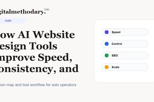 How Ai Website Design Tools Improve Speed Consistency And Creative Output Cover 600x400