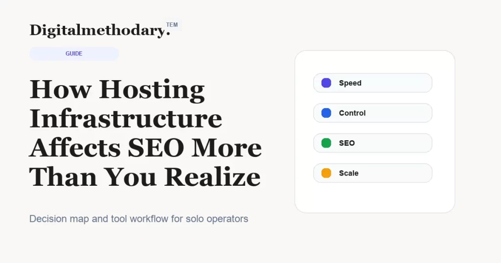 How Hosting Infrastructure Affects SEO More Than You Realize