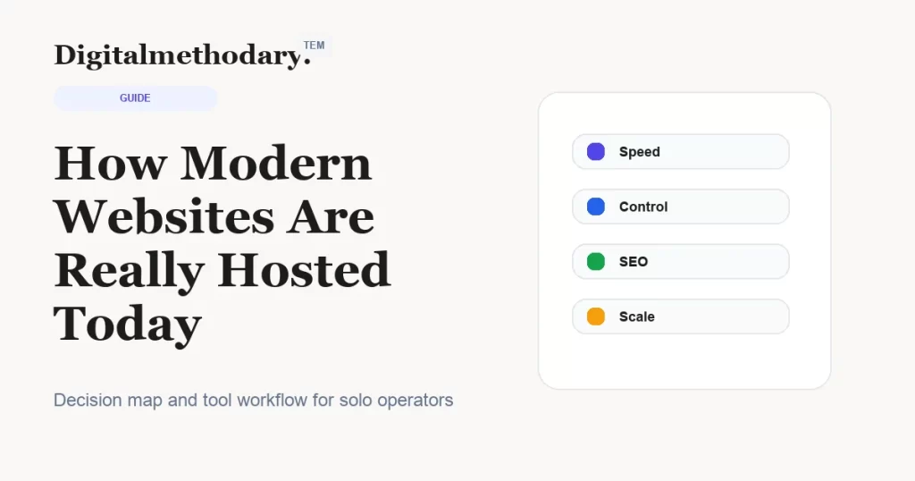 How Modern Websites Are Really Hosted Today cover for software decision guide