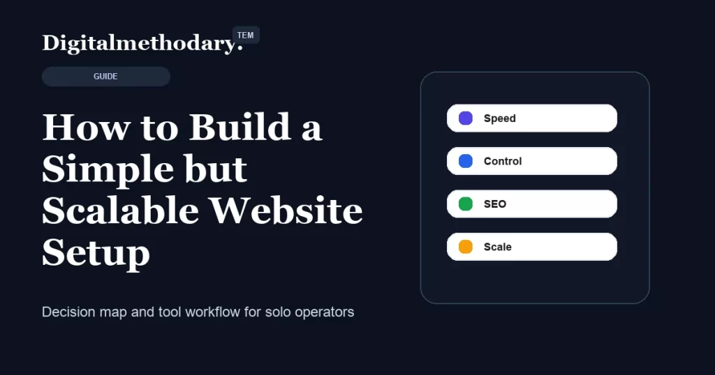 How to Build a Simple but Scalable Website Setup