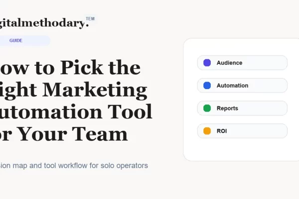 How to Pick the Right Marketing Automation Tool for Your Team cover for software decision guide