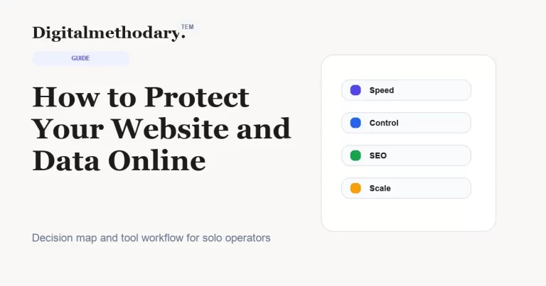How to Protect Your Website and Data Online
