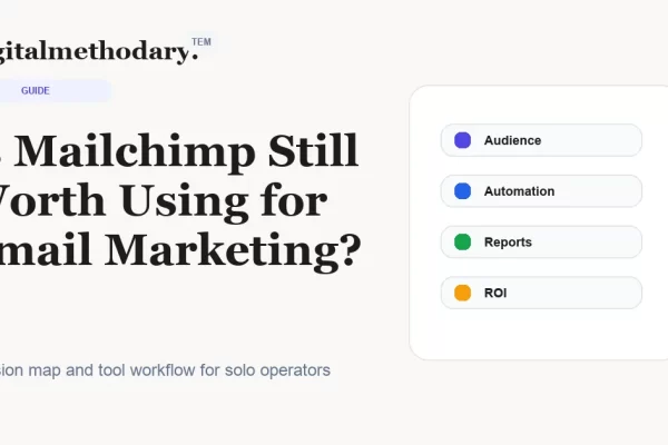 Is Mailchimp Still Worth Using for Email Marketing? cover for software decision guide