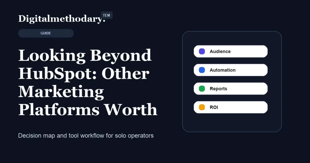 Looking Beyond HubSpot: Other Marketing Platforms Worth Considering