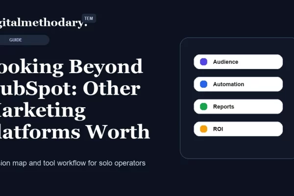 Looking Beyond HubSpot: Other Marketing Platforms Worth Considering cover for software decision guide