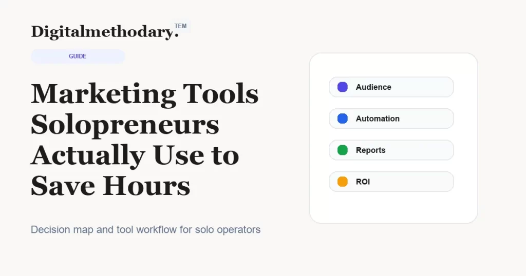 Marketing Tools Solopreneurs Actually Use to Save Hours (2026)