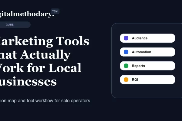 Marketing Tools That Actually Work for Local Businesses cover for software decision guide