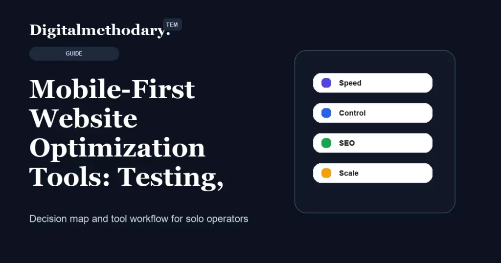 Mobile-First Website Optimization Tools: Testing, Simulation, and UX Insights cover for software decision guide