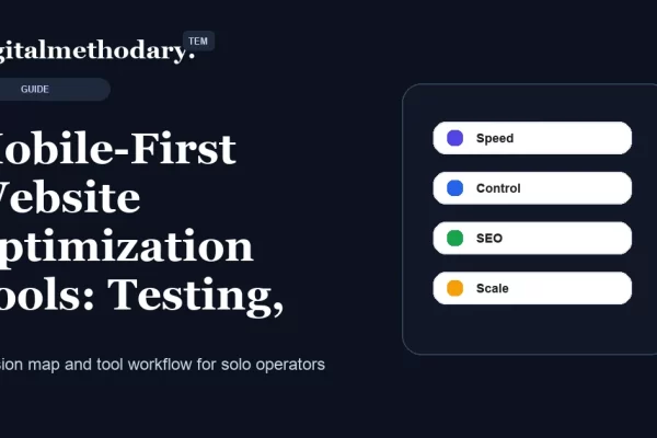 Mobile First Website Optimization Tools Testing Simulation And Ux Insights Cover 600x400