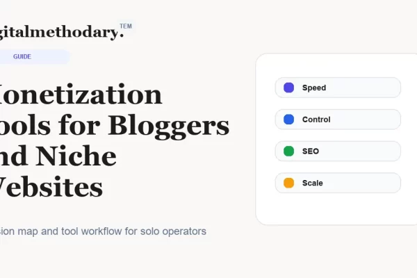 Monetization Tools For Bloggers And Niche Websites Cover 600x400