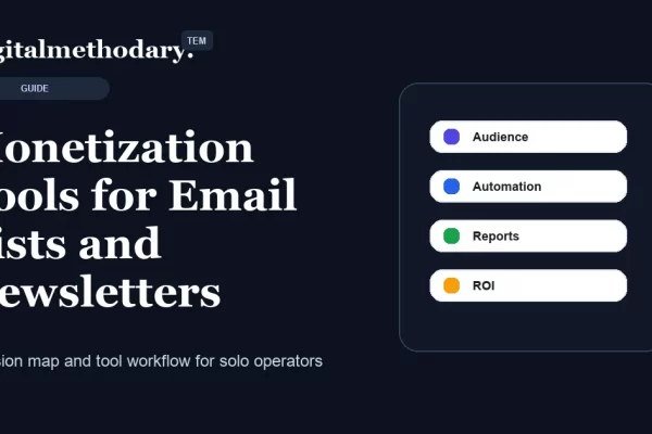 Monetization Tools For Email Lists And Newsletters Cover 600x400