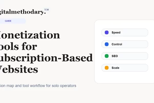 Monetization Tools for Subscription-Based Websites cover for software decision guide