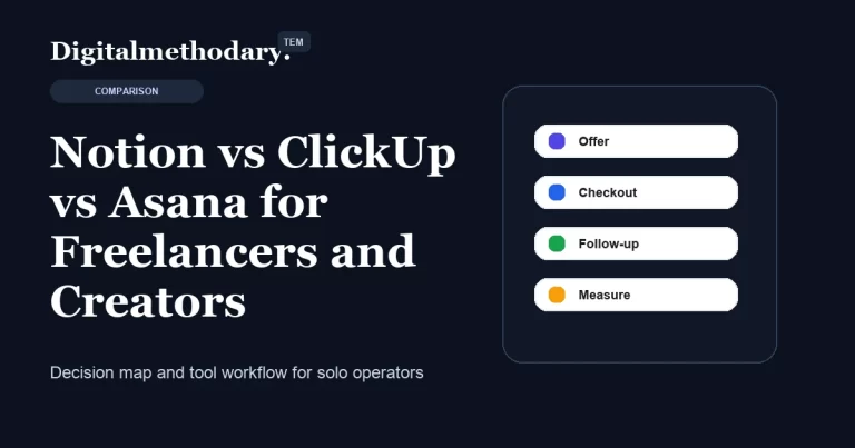 Notion vs ClickUp vs Asana for Freelancers and Creators