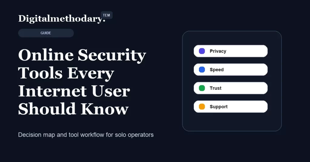 Online Security Tools Every Internet User Should Know cover for software decision guide