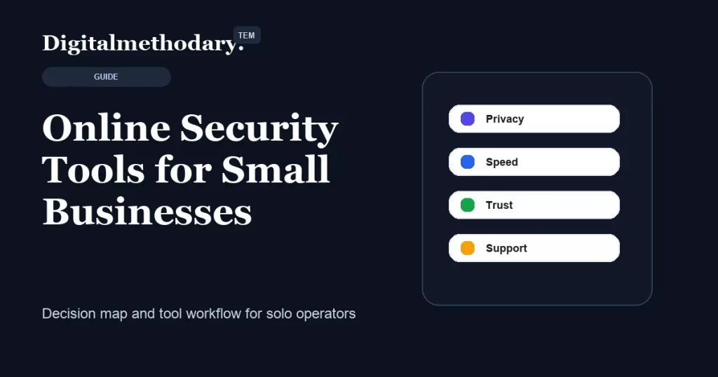 Online Security Tools for Small Businesses cover for software decision guide