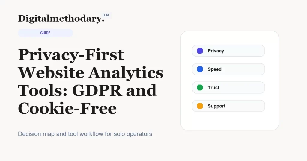 Privacy-First Website Analytics Tools: GDPR and Cookie-Free Tracking cover for software decision guide