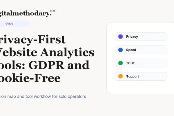 Privacy First Website Analytics Tools Gdpr And Cookie Free Tracking Cover 600x400