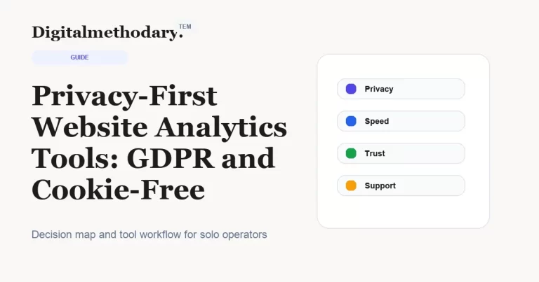 Privacy-First Website Analytics Tools: GDPR and Cookie-Free Tracking