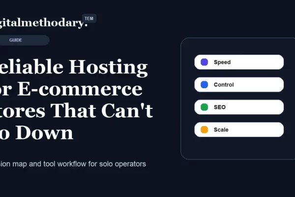 Reliable Hosting For E Commerce Stores That Cant Go Down Cover 600x400