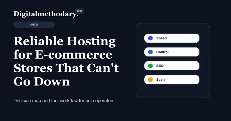 Reliable Hosting for E-commerce Stores That Can’t Go Down
