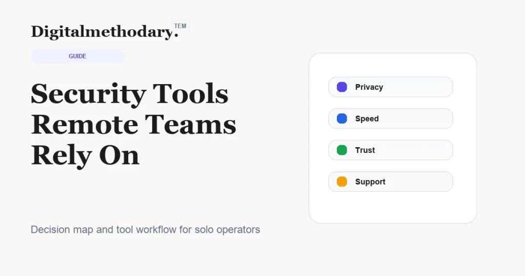 Security Tools Remote Teams Rely On cover for software decision guide