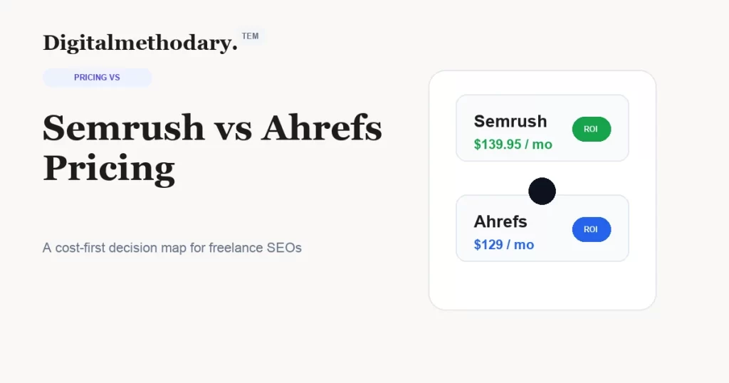Semrush vs Ahrefs Pricing for Freelance SEOs (2026)