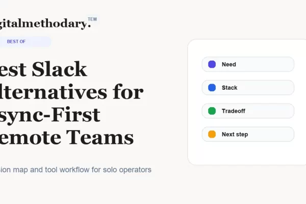 Best Slack Alternatives for Async-First Remote Teams cover for software decision guide