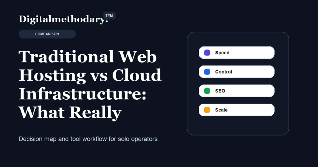 Traditional Web Hosting vs Cloud Infrastructure: What Really Changes? cover for software decision guide