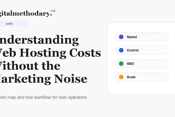 Understanding Web Hosting Costs Without The Marketing Noise Cover 600x400
